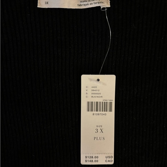 by ANTHROPOLOGIE beautiful holiday sweater.  NWT.  Smoke-free, pet-free home. - Picture 2 of 3